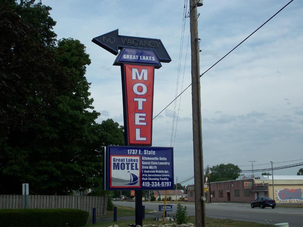 Great Lakes Motel Fremont Kültér fotó