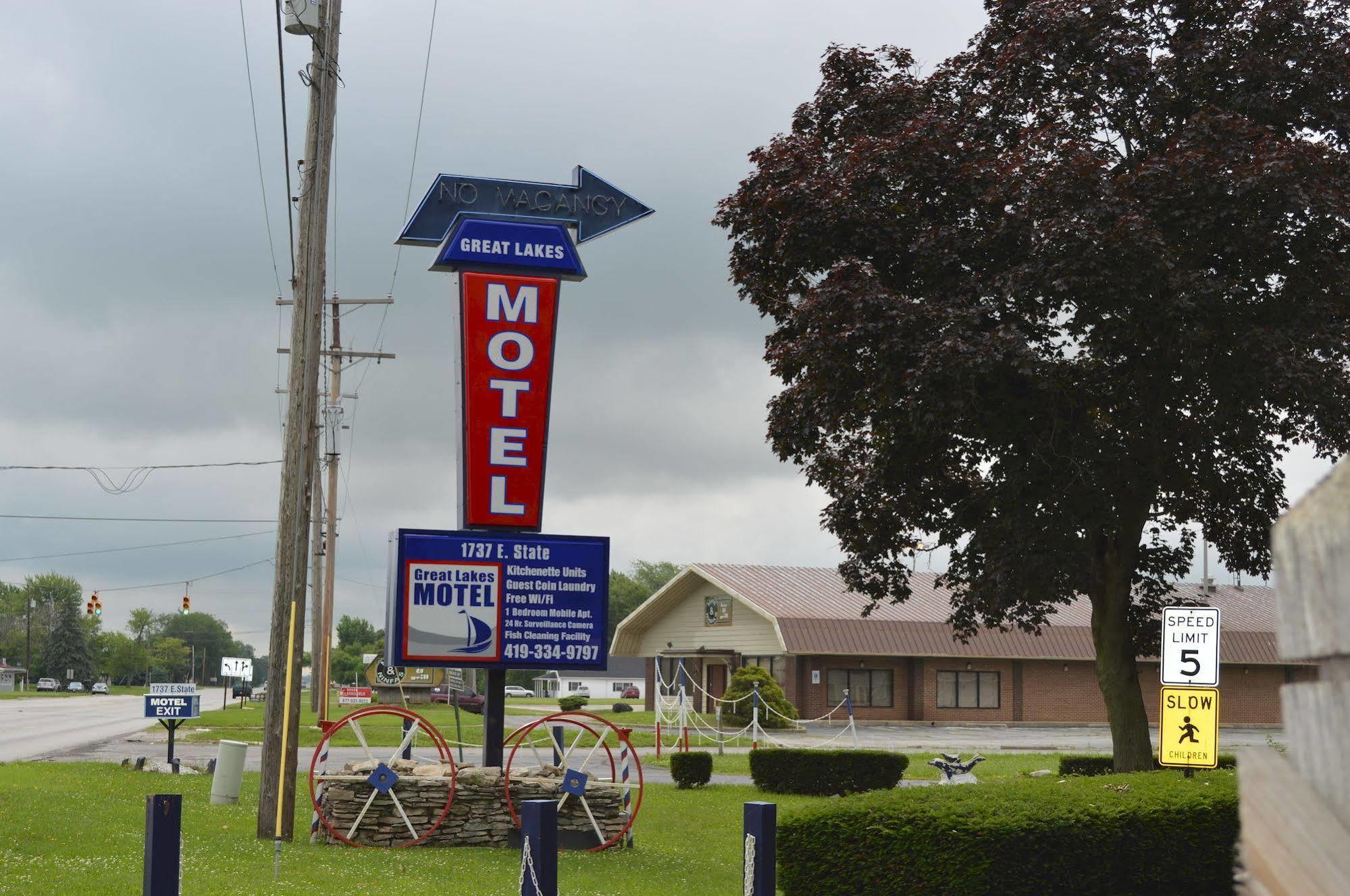 Great Lakes Motel Fremont Kültér fotó