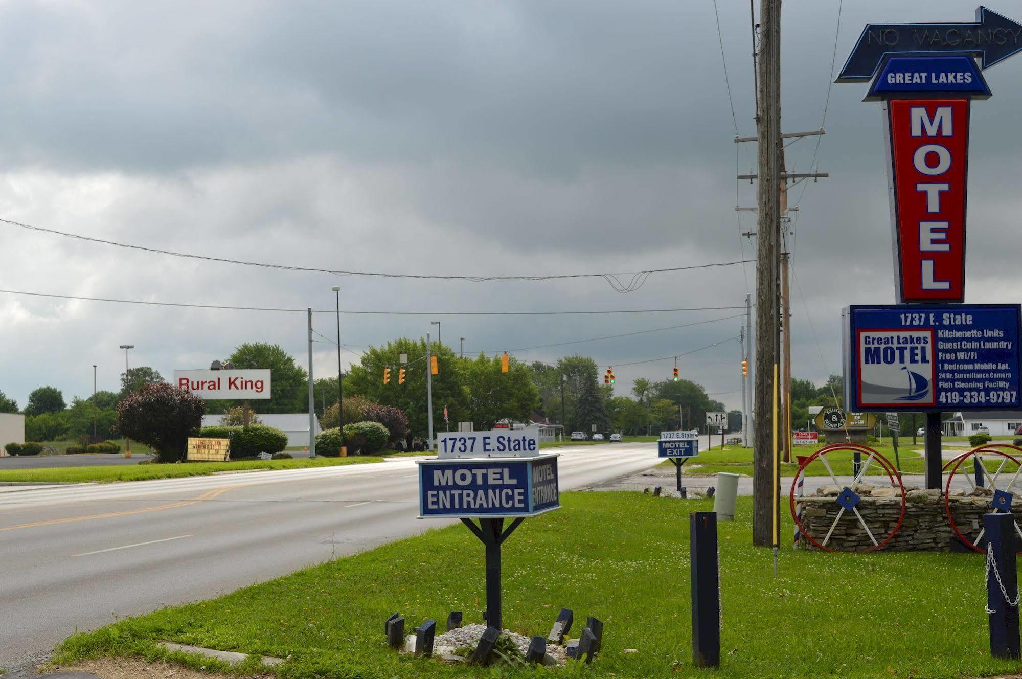 Great Lakes Motel Fremont Kültér fotó