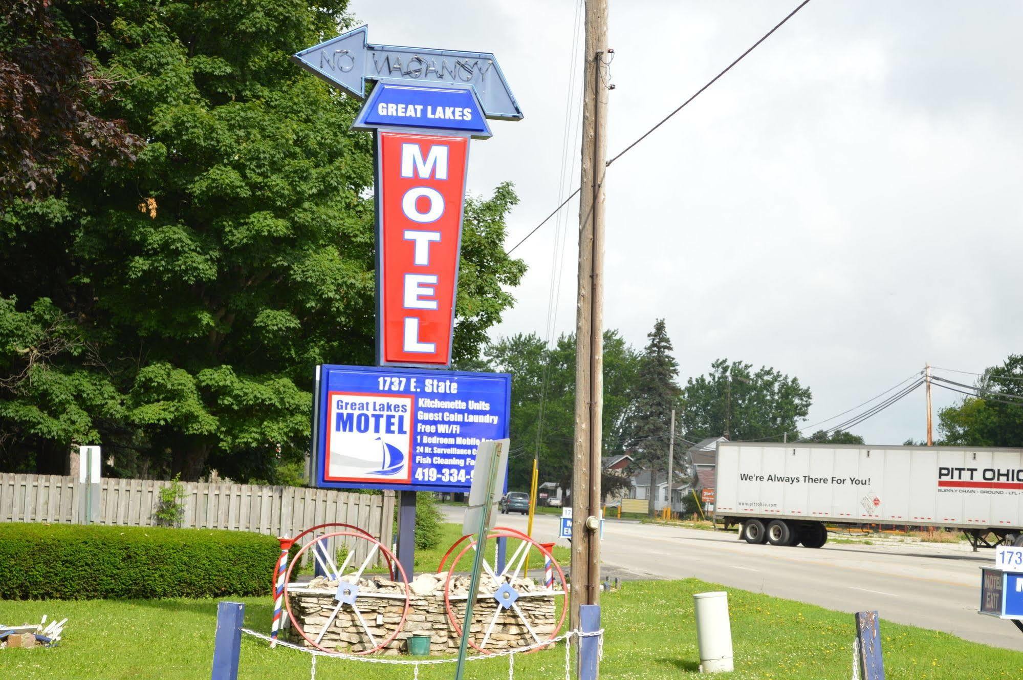 Great Lakes Motel Fremont Kültér fotó
